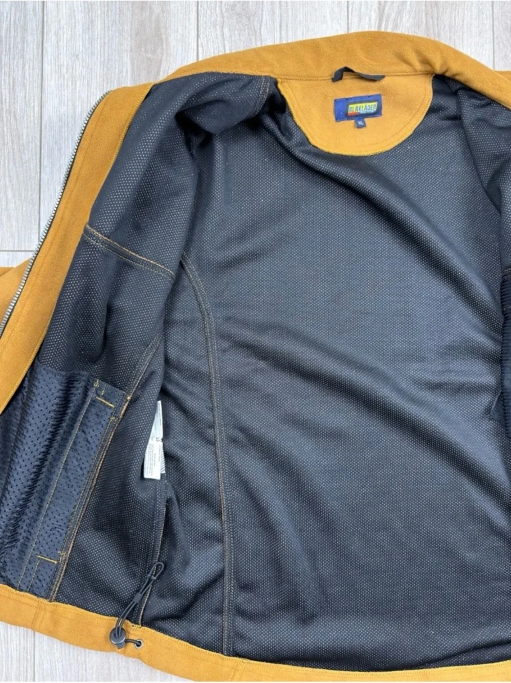 Blaklader  Two Fisted Storm Fleece Jacket XL Brown Workwear NWT